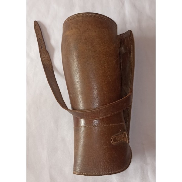 Guêtres cuir marron Officier Français WW1 WW2