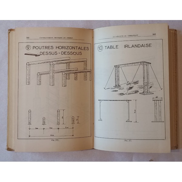 Livre d'entrainement Physique Militaire 1960