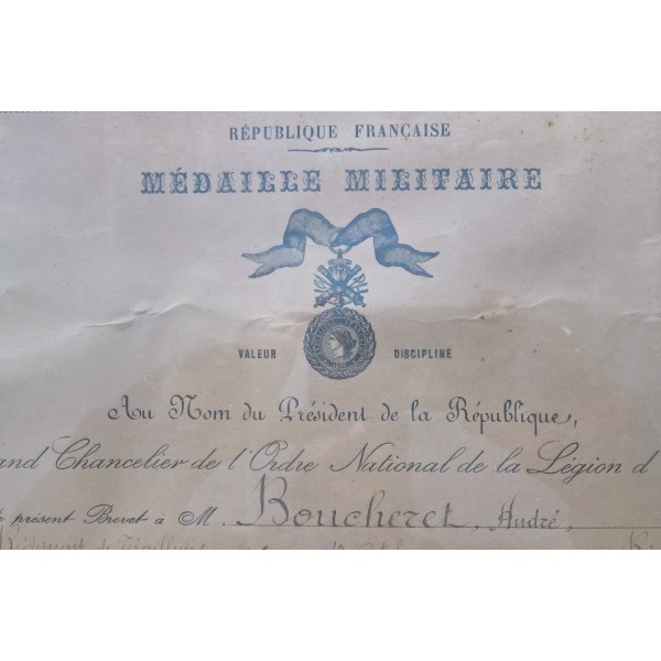 Cadre Médaille Militaire...