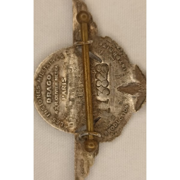 Brevet Parachutiste rue Olivier Métra matriculé 55/56