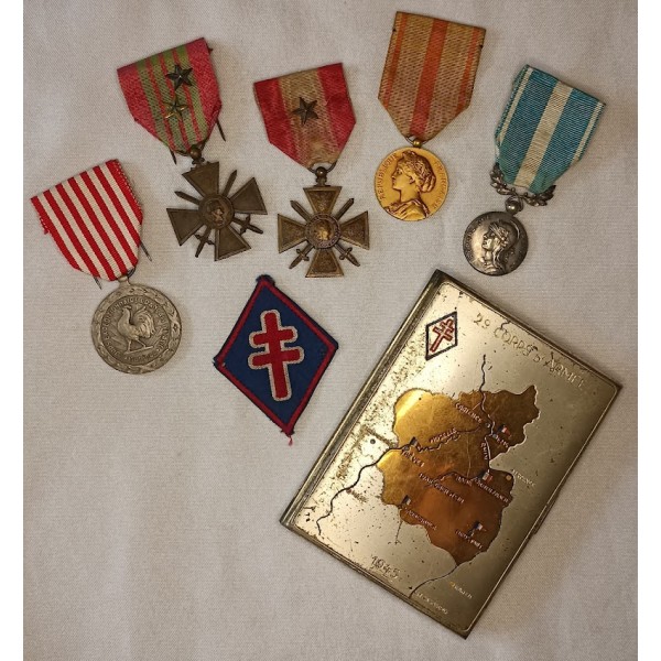 Médailles soldat France...
