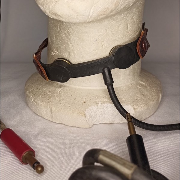 Ecouteur et laryngophone personnel navigant USAAF WW2