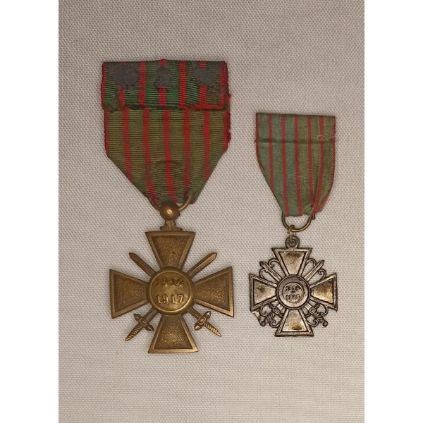 Médailles Croix de Guerre...