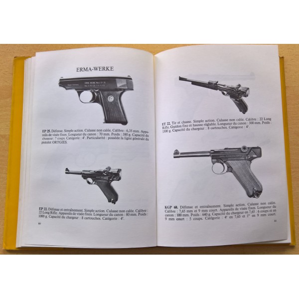 Livre "Les armes de poing modernes"
