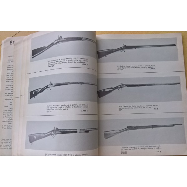 Livre vente aux enchères Antiquarmes n° 3