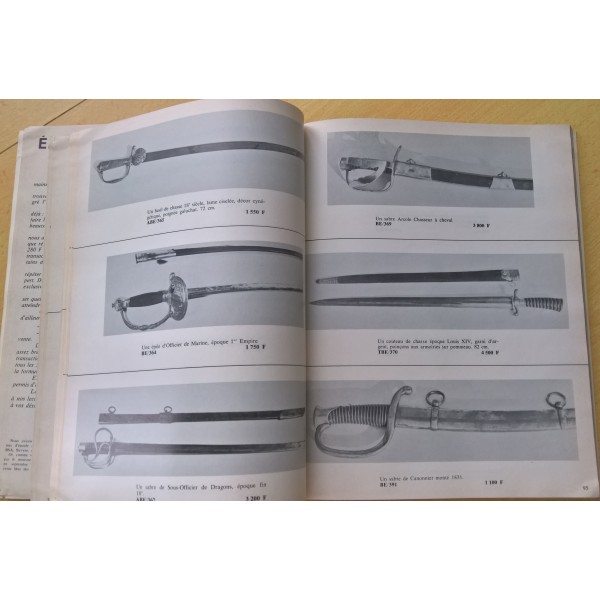 Livre vente aux enchères Antiquarmes n° 3