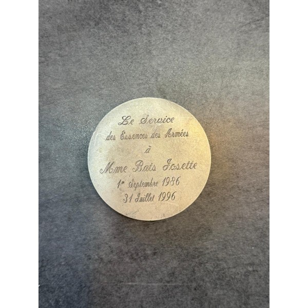 Médaille de table "Service des Essences des Armées" – Armée Française