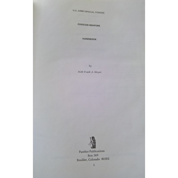 Livre US Army Special...