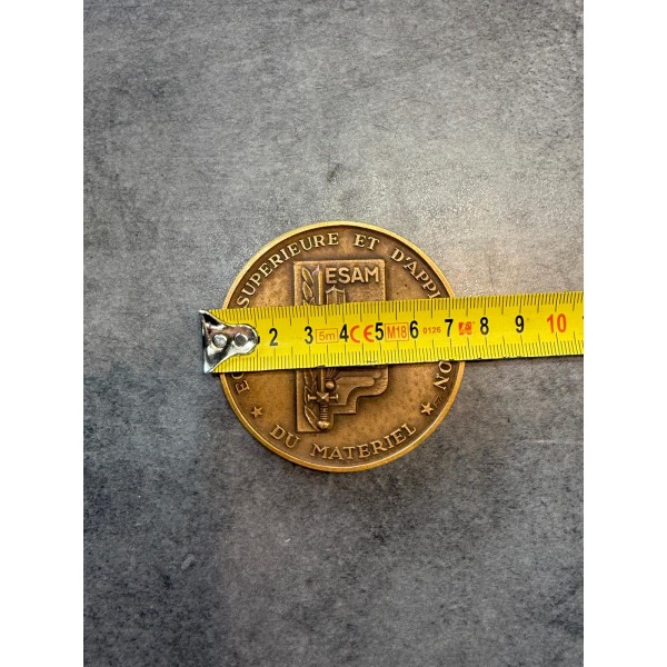 Médaille de table militaire – École Supérieure et d’Application du Matériel (ESAM)