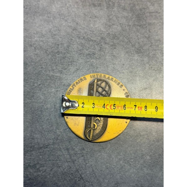 Médaille de table École Militaire Interarmes (EMIA) 1983-1984