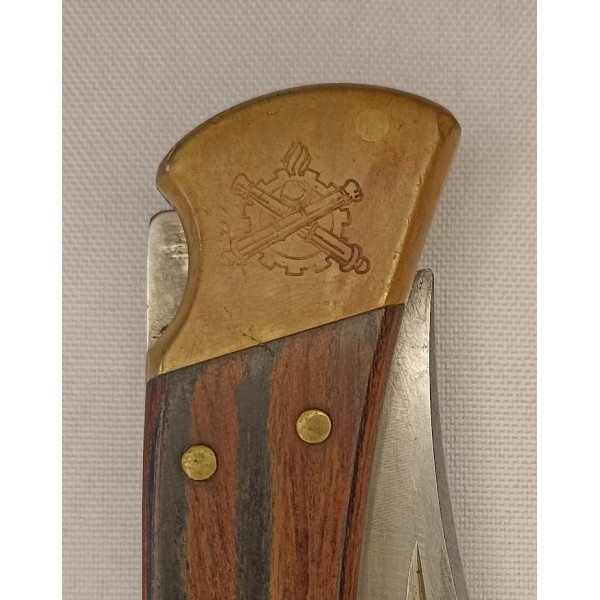 Couteau de poche BUCK USA 110 vintage Armée de Terre