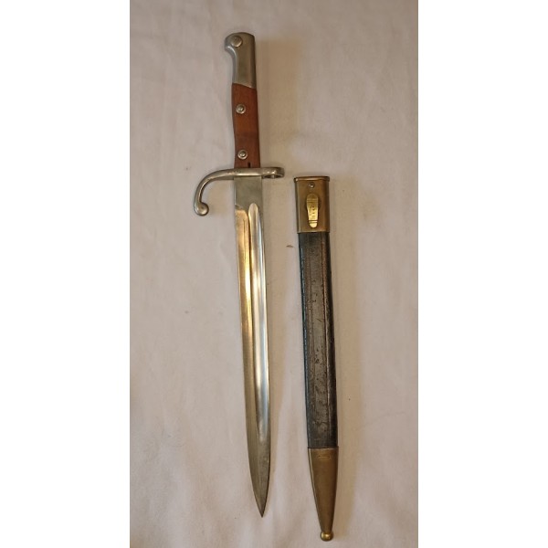 Baïonnette MAUSER 1908 contrat export Brésil même numéro WW1