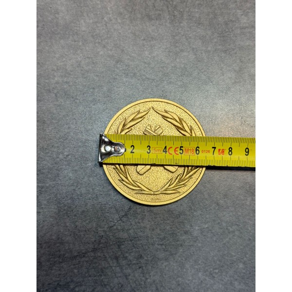 Médaille en métal doré –...