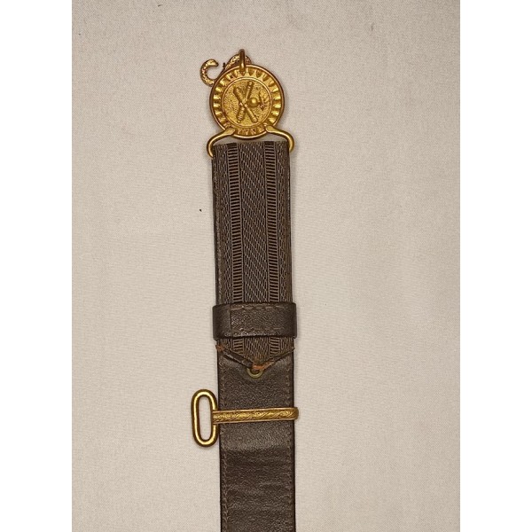 Ceinturon de tradition grande tenue 21/31 d'Artillerie