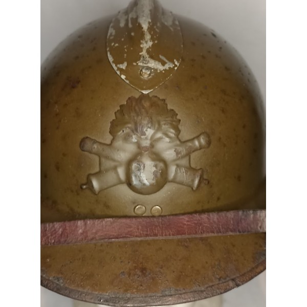 Casque Adrian model 1926 d'Artillerie JAPY WW2