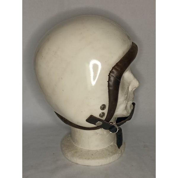 Ensemble pilote casque Guéneau type BE lunette ceinture maintien vintage
