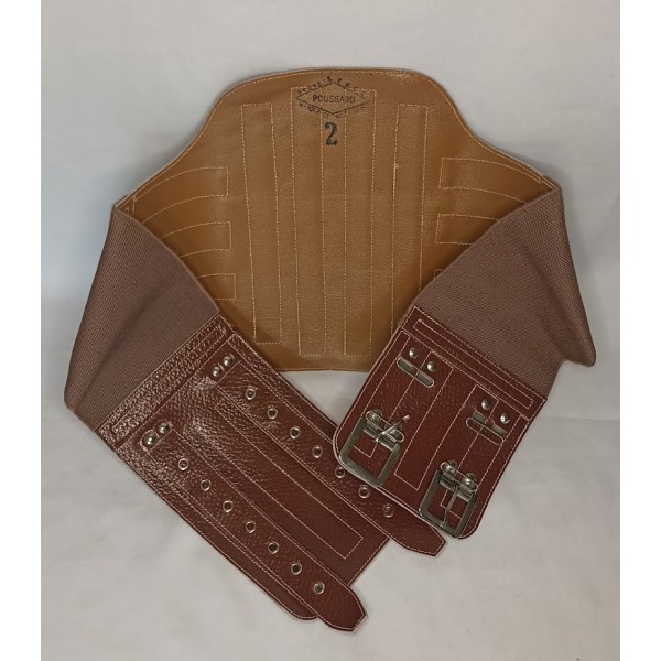 Ensemble pilote casque Guéneau type BE lunette ceinture maintien vintage