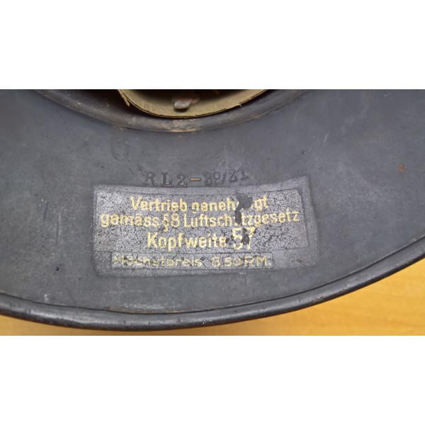 Casque Luftschutz Allemand WW2