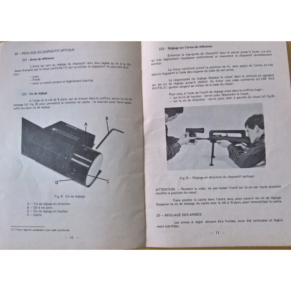 MAT 1858 Dispositif optique pour FAMAS