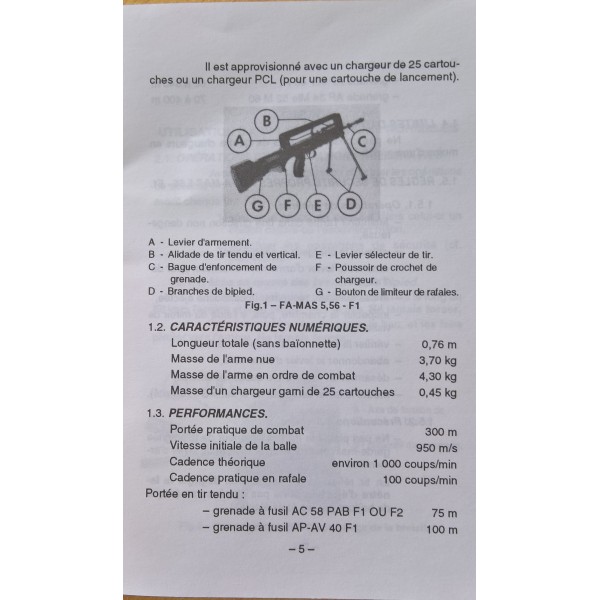 MAT 1057 Guide technique FAMAS F1