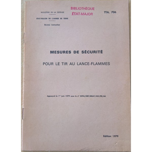 TTA 706 Mesures de sécurité...