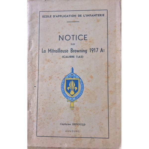 Notice sur la mitrailleuse...