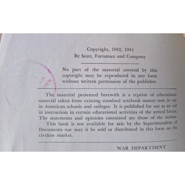 Livre Américain WW2 Civilization past and present vol 2