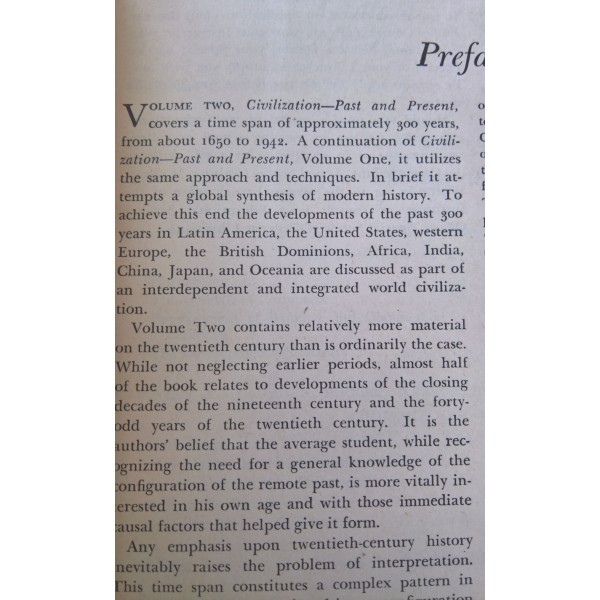 Livre Américain WW2 Civilization past and present vol 2