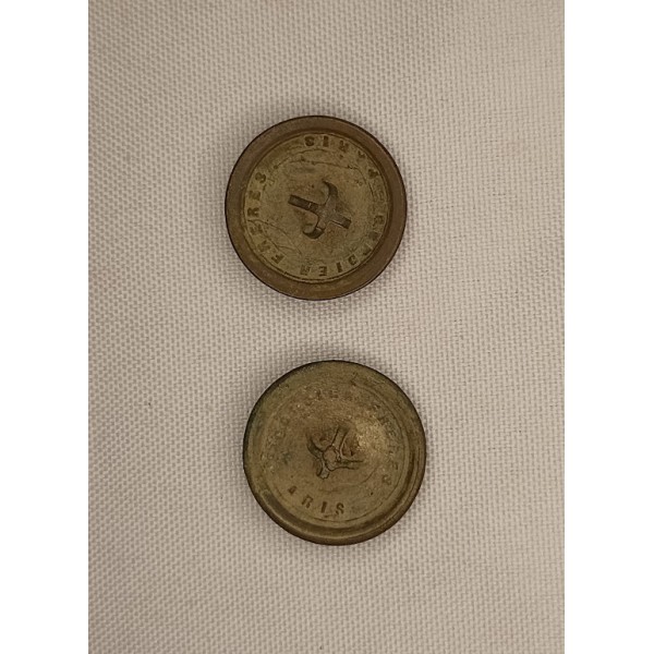 Boutons XIXème 15ème de...