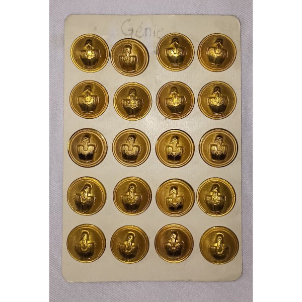 Boutons manteau Officier du...