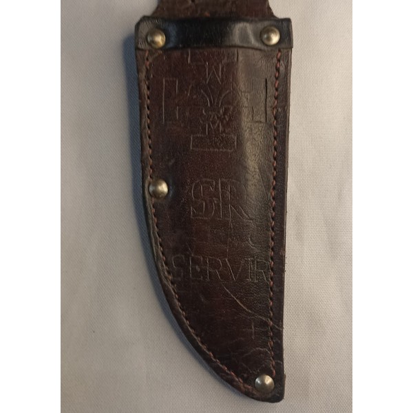 Ancien couteau CJF Scout années 40 model SABATIER déposé