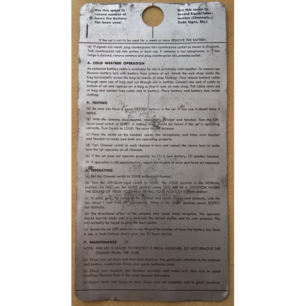 Plaque explicative mode...