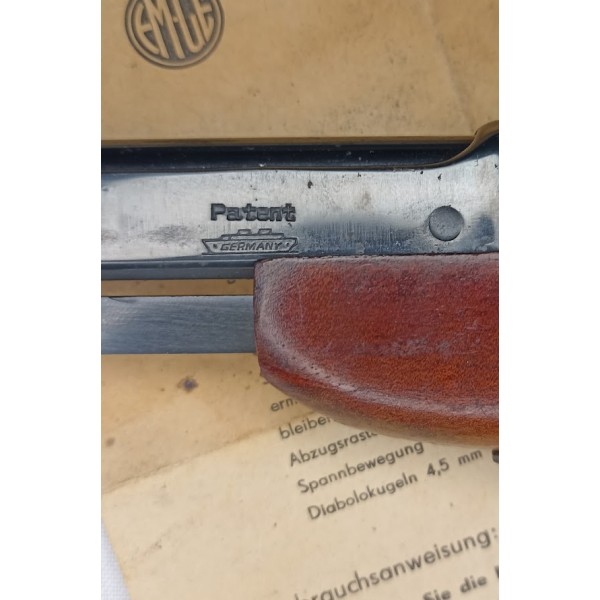 Pistolet à plomb Allemand EM-GE model Zénit 4.5mm 1938