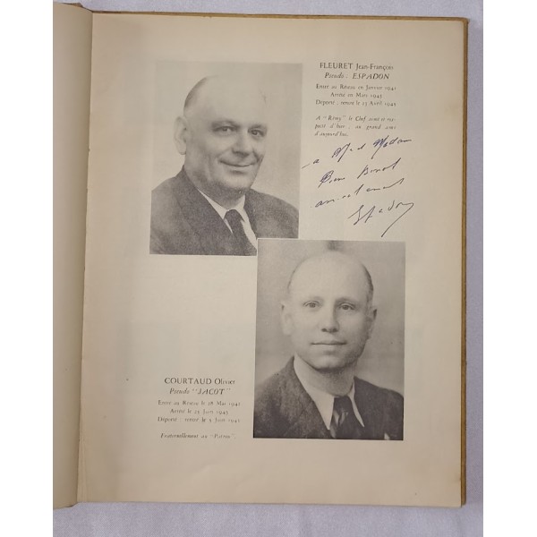 Rare livre du réseau de de résistance CASTILLE FFi 39/45 WW2