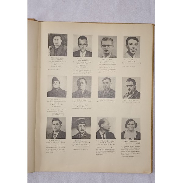 Rare livre du réseau de de résistance CASTILLE FFi 39/45 WW2