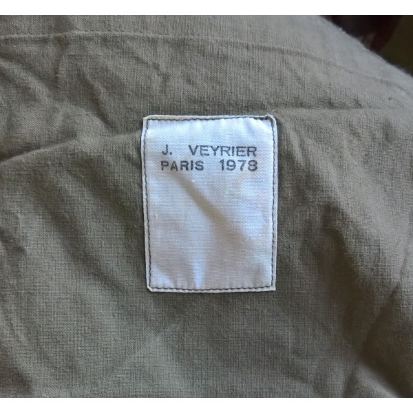 Veste treillis camo léopard, lézard 1978 Afrique Kolwezi