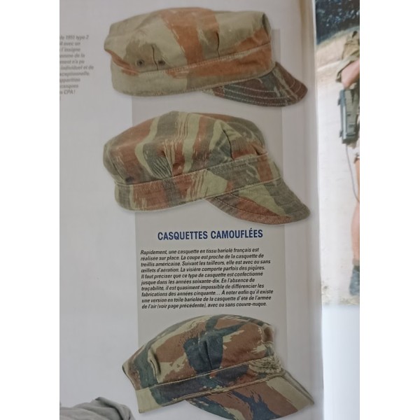 Casquette camo Léopard TAP fabrication local guerre Algérie