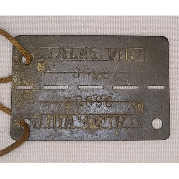 Plaque et photo prisonnier Français STALAG VIII C 39/45 WW2