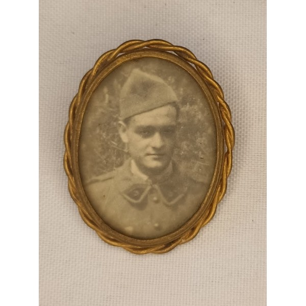 Plaque et photo prisonnier Français STALAG VIII C 39/45 WW2