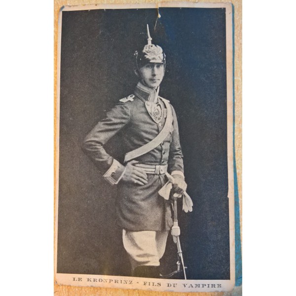 Carte postale Kronprinz WW1