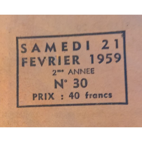 Rare journal militaire BLED...