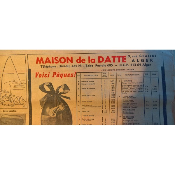 Rare journal militaire BLED guerre d'Algérie