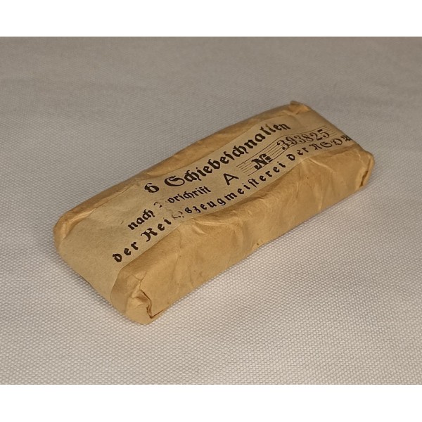 Paquet 6 boucles baudrier Officier Allemand RZM 39/45 WW2