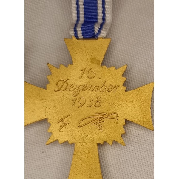 Croix mérite des Mères échelon or 39/45 WW2