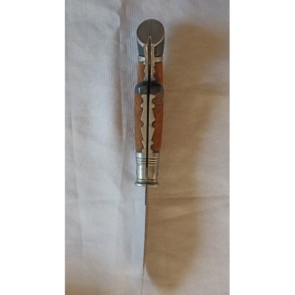 Ancien couteau de chasse pliant ALBACETE inox vintage
