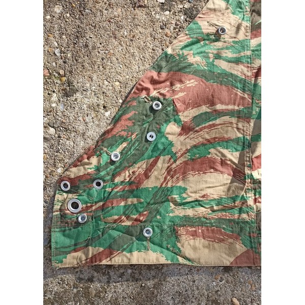 Tente poncho modèle 1951 camo Armée Française TAP guerre Algérie