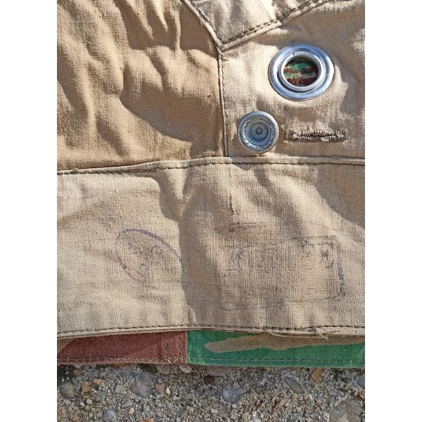 Tente poncho modèle 1951 camo Armée Française TAP guerre Algérie