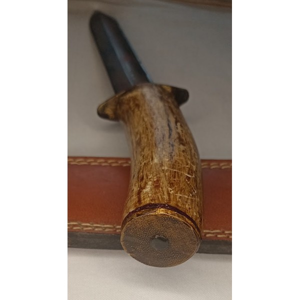 Couteau de chasse dague fabrication artisanal vintage