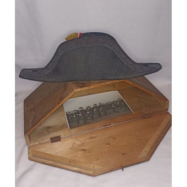 Bicorne Officier de Marine 3ème République en boite