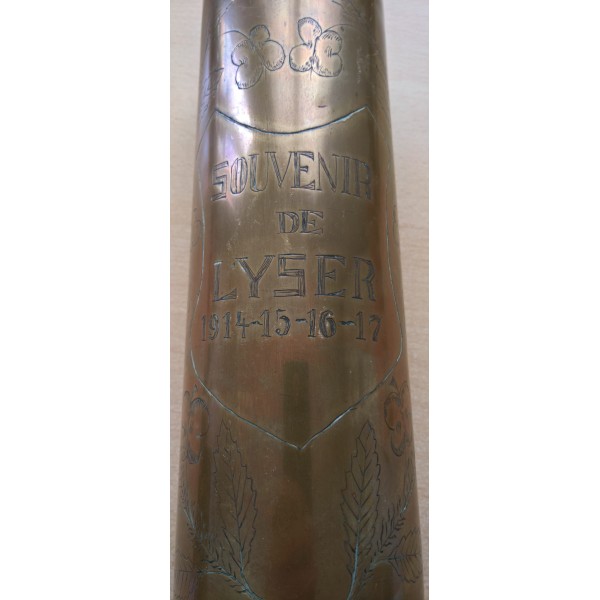 Douille gravée WW1